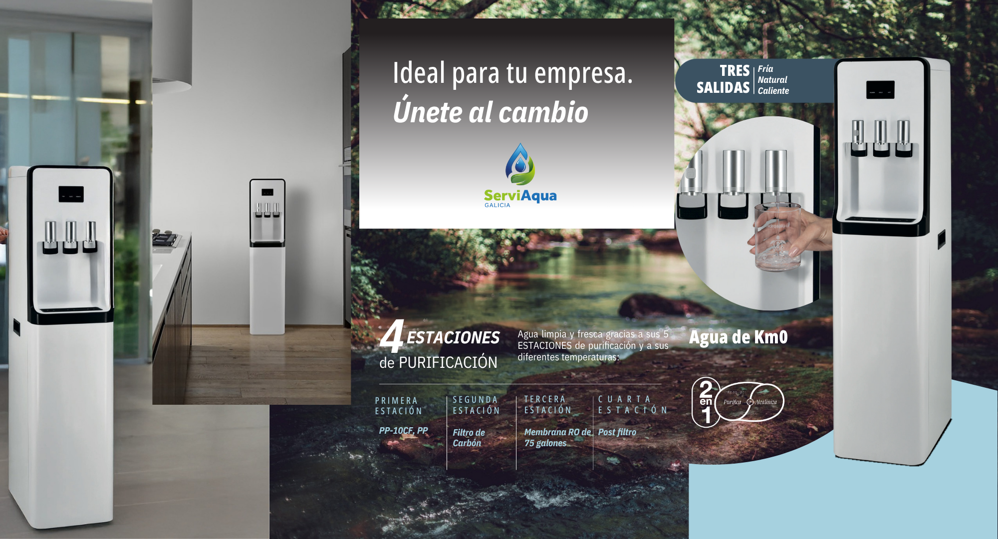 Banner Pure Water Fuente Pure Water