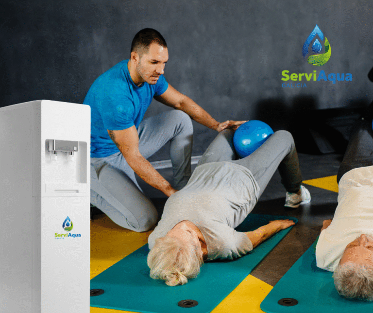 fuentes de agua para gimnasios