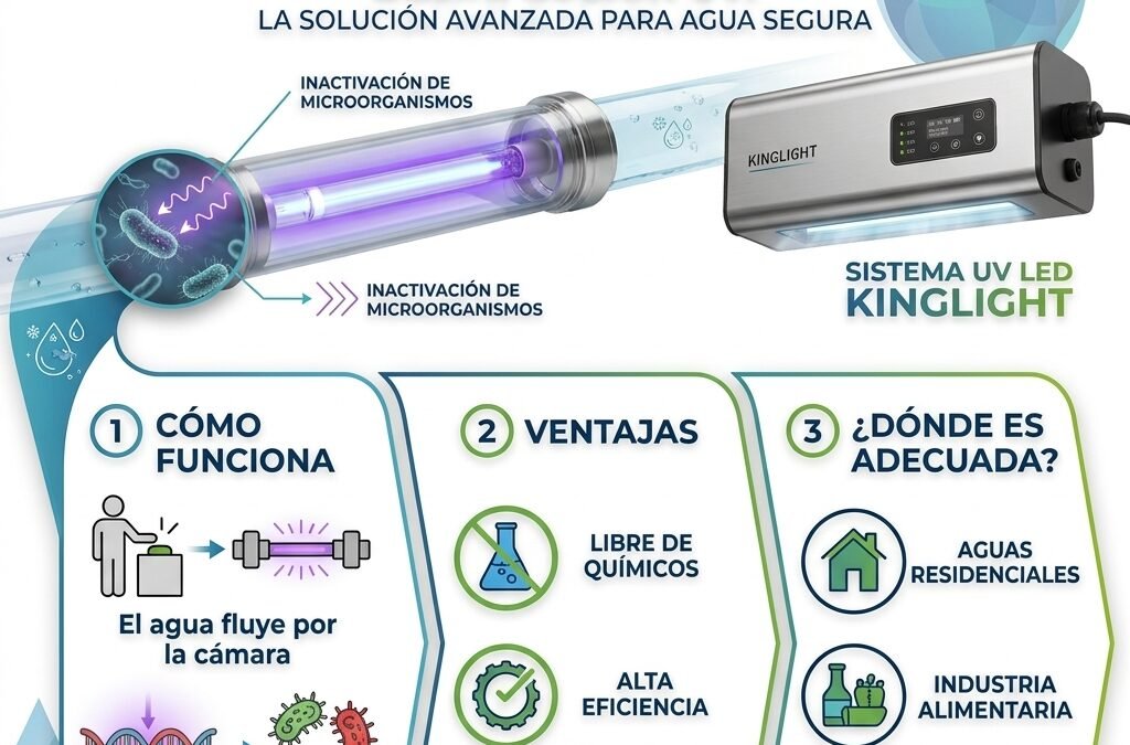 Desinfección UV del agua: cómo funciona y cuándo puede ser necesaria