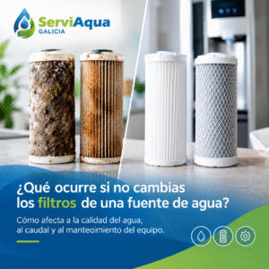CAMBIO DE FILTROS FUENTES DE AGUA